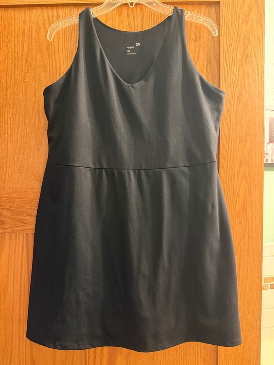 GapFit Pants - GAP Black Sleeveless V-Neck Skort Dress
